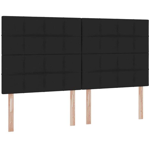 VidaXL Krevet s od storage s madracem Crna 180 x 200 cm Lažna koža Slike