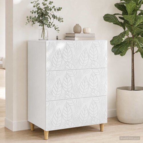  Ormar s ladicama Bijela 66 x 34,5 x 90 cm Konstruirano drvo Cijene