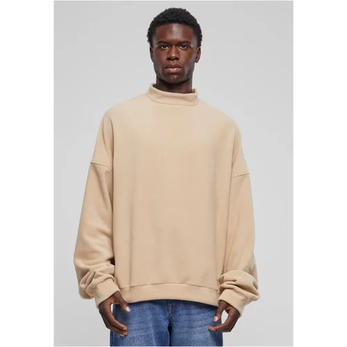 Urban Classics Men's oversized fleece sweatshirt Crew sand