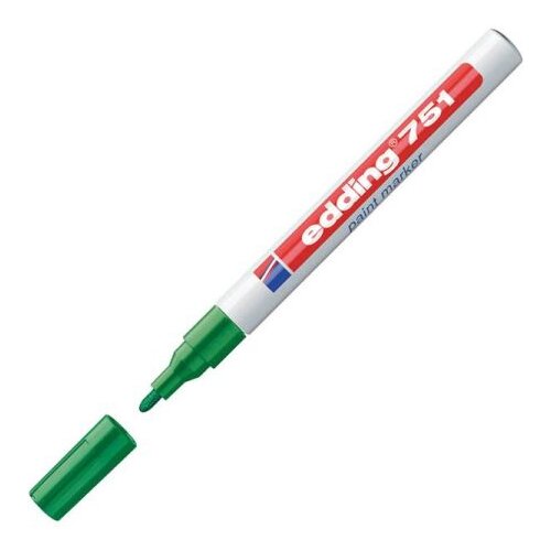 Edding Marker z lakom E-751, 1-2 mm, zelena Cene