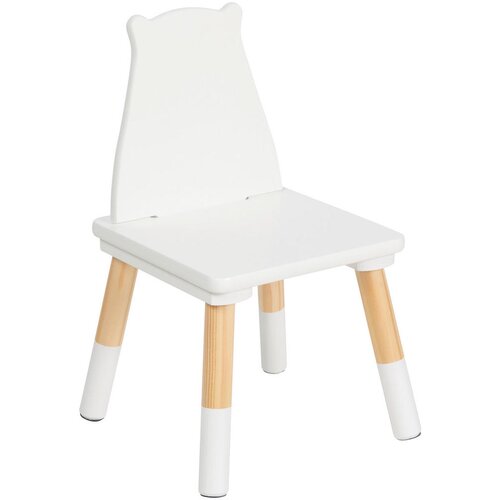 My Baby Lou OTRO&amp;Scaron;KI STOL Kasimir 28/28/49 cm naravne barve, bela Slike