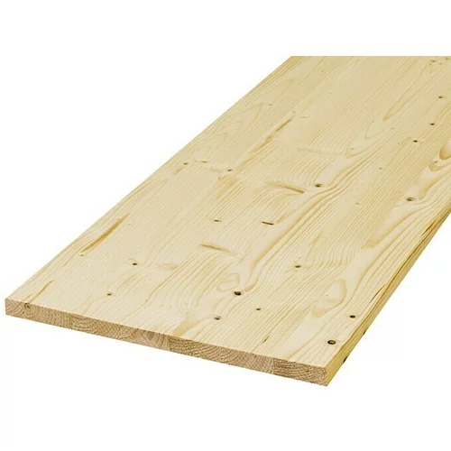 EXCLUSIVHOLZ Masivna drvena lijepljena ploča (Smreka/jela, 800 x 400 x 28 mm)