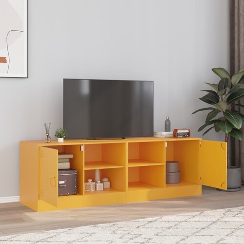 TV ormarići 2 kom boja senfa 67 x 39 x 44 cm čelični Cene