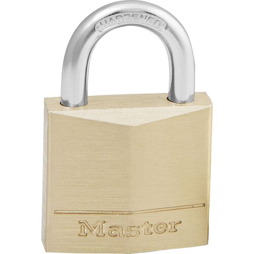 Master Lock Solid Brass Body Padlock 16mm 4-Pin Cyl. 130EURD Slike