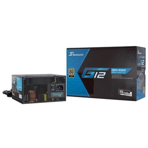 Seasonic NAPAJANJE G12 GM-Series 650W, 80+Gold Cene