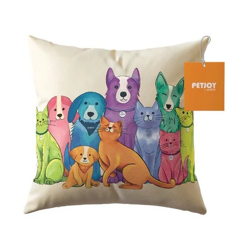 M Pets PetJoy HappyHugs Cushion - Pet Family 36x36cm Cene