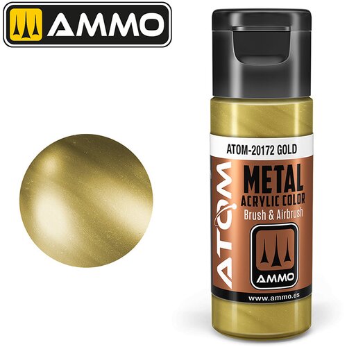 AMMO by MIG Jimenez Ammo ATOM Metallic Gold (Metallic zlatna boja) - ATOM-20172 Slike