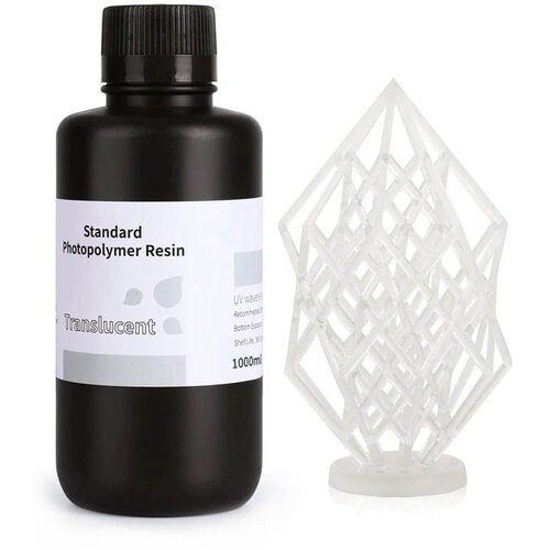 Elegoo standard resin 1kg - translucent Cene