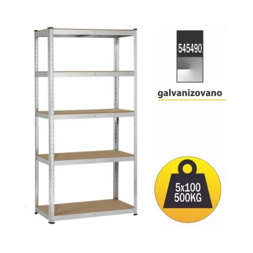 SmartStorage polica metal medijapan 180x90x35cm 5X100kg Cene