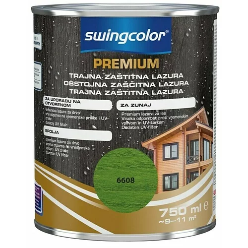 SWINGCOLOR Obstojna zaščitna lazura Premium (barva: zelena, 750 ml)