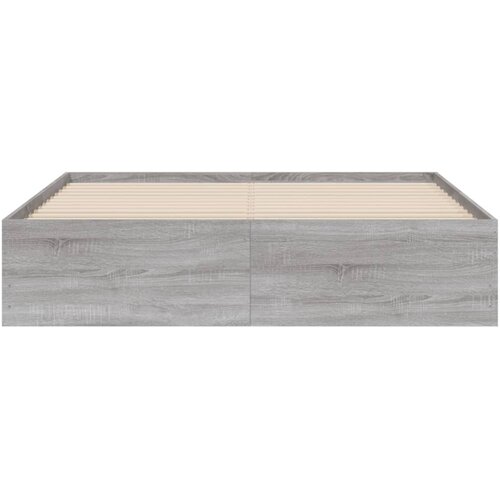 Okvir za krevet s ladicama boja hrasta 140x200 cm drveni Slike