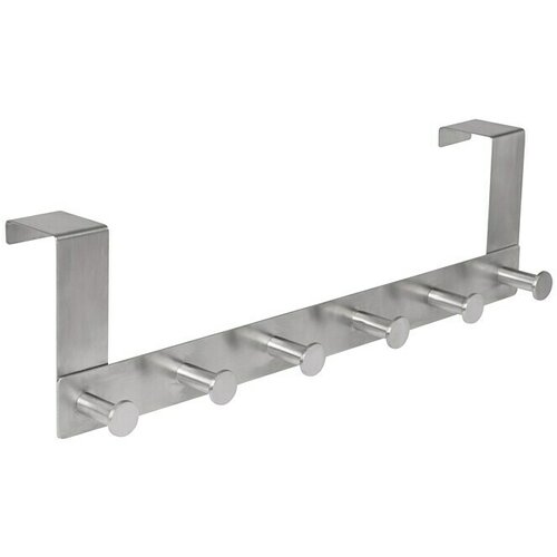 WALTECO Kavelj za vrata (Do x &Scaron; x V: 388 x 65 x 113 mm, Nerjavno jeklo, &Scaron;tevilo kaveljčkov: 6 kos) Cene