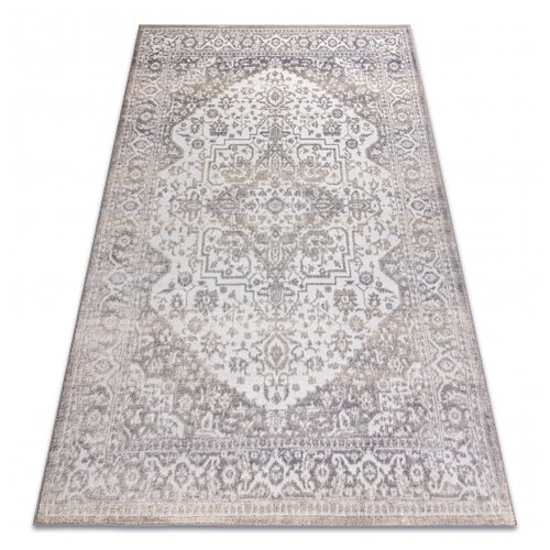 RugsX Preproga AURA J2818 siva / svetlo bež - Okvir, ornament strukturna, moderna 80x150 cm, (5000256061) Cene