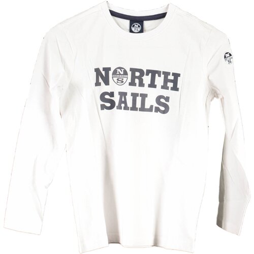 North Sails WHITE KID LONG SLEEVED T-SHIRT Slike