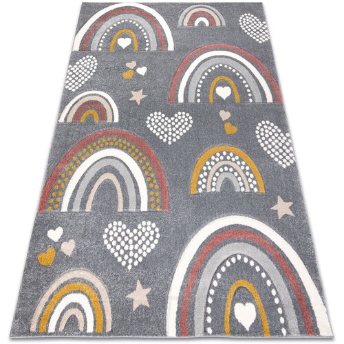 RugsX Preproge Preproga KIDDO 6109, temno siva / bela, 180x270 cm Siva Cene