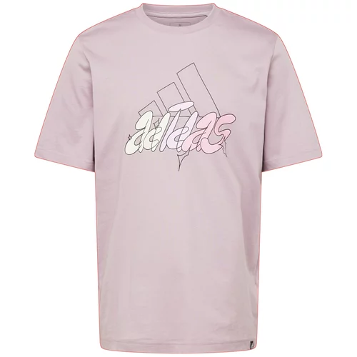 ADIDAS SPORTSWEAR Tehnička sportska majica roza / crna / bijela