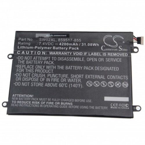 VHBW Baterija za HP Notebook X2 / X2 210 G2, 4200 mAh Slike