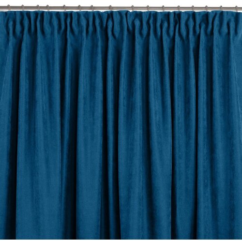  Curtain MILANA color indigo style classic transparent dragon tape 7.5 cm chenille 140x245 HOMEDE Cene