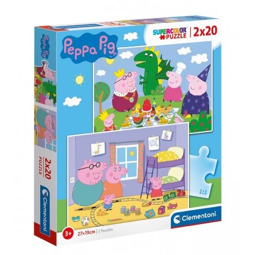 Clementoni Igračka puzzle Pepa Pig 2x20 24778 Cijene