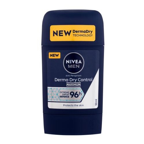 Nivea Men Derma Dry Control 96h v stiku antiperspirant 50 ml za moške Cene
