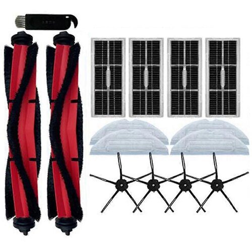 INORCO Valjčna stranska krtača Ogljikov filter Mop za S7 MaxV S7 MaxV Plus S7 MaxV Ultra G10S Pro robotski sesalnik Deli, (21854303) Slike