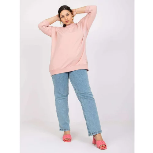 Fashion Hunters Odile-sized pink cotton blouse