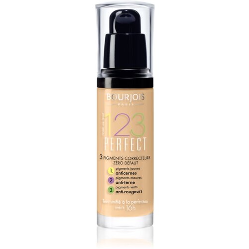 Bourjois 123 Perfect dolgoobstojni tekoči puder 30 ml odtenek 53 Beige Clair Slike