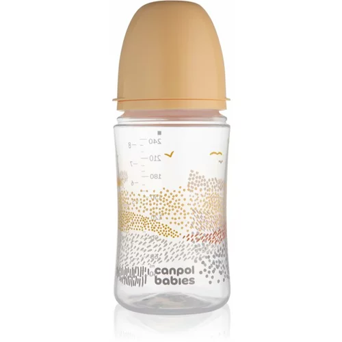 Canpol Mountains bočica za bebe Beige 240 ml