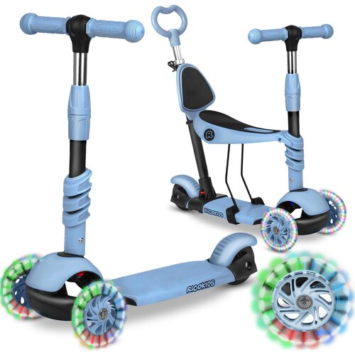 Janshop Ricokids Todi trikolesni skiro - modro-siv, (21634714) Cene