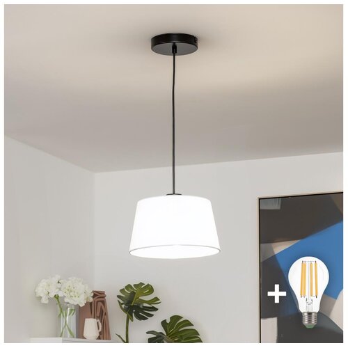  Brilagi - LED luster na sajli CERIA 1xE27/40W/230V pr. 25 cm bela Cene