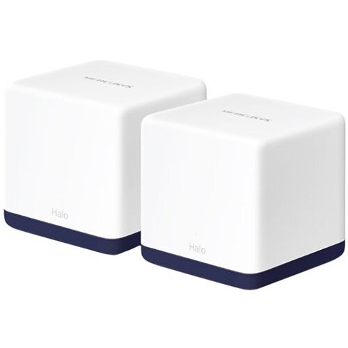 Mercusys Halo H50G (2-Pack) AC1900 Whole Home Mesh Wi-Fi System, 600 Mbps at 2.4 GHz + 1300 Mbps at 5 GHz, 3&times; Internal Antennas, 3&times; Gigabit Ports per Unit (WAN/LAN auto-sensing), Halo APP, Ro Cijene