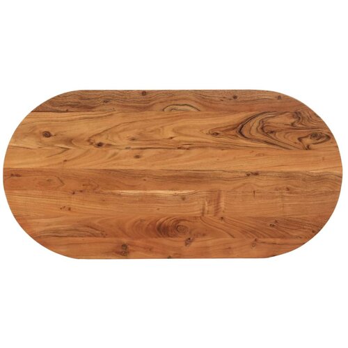 vidaXL Mizna plošča 100x50x2,5 cm ovalna trdna bukovina, (21008243) Cene