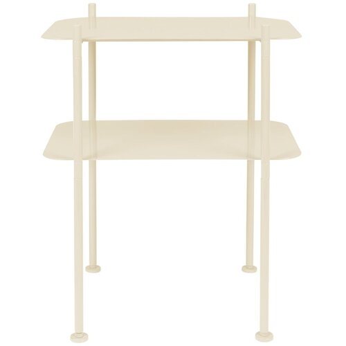 Zuiver Kremno bel kovinski regal 50x62 cm River – Cene