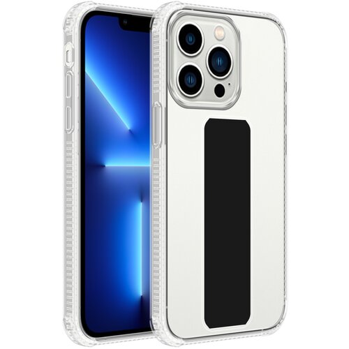 Cadorabo Ohi&amp;scaron;je, združljiv z Apple v črni barvi - za&amp;scaron;čitni pokrov, narejen iz fleksibilnega silikona TPU z držalom in stojalo, (20603466) Slike