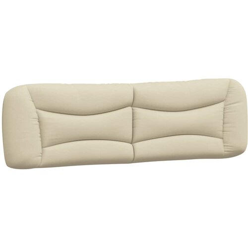 Maison Chic posteljno vzglavje - vzglavna omarica - vzglavna stranica krem 180 cm blago, (21704264) Cene