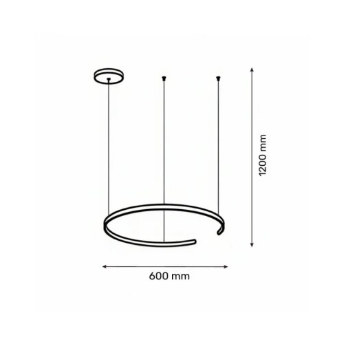  solea 44 visilica 48W 3000/4000/6000K siva dim Cene
