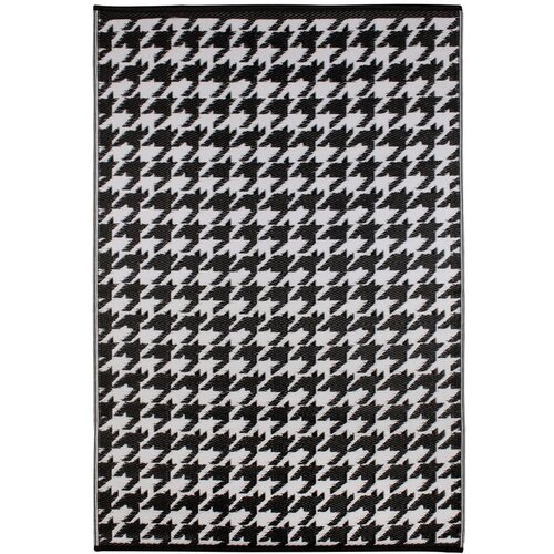 Green Decore crno bijeli vanjski tepih Houndstooth, 120 x 180 cm Slike