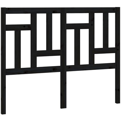 Maison Chic posteljno vzglavje - vzglavna omarica - nočna omarica črno 205,5x4x100 cm trdna borovina, (21706225) Cene