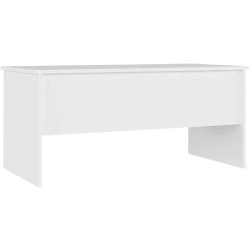  Stolić za kavu bijeli 102x50,5x46,5 cm od konstruiranog drva Slike