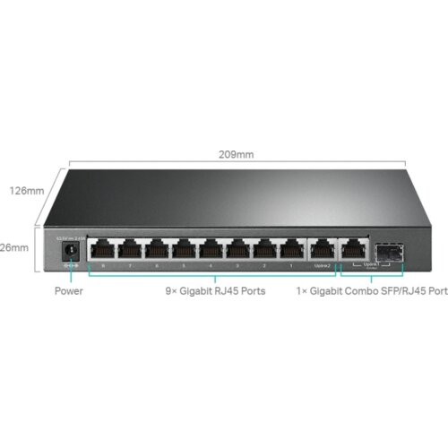 Tp-link stikalo 10-port Gigabit stikalo z 8-Port PoE+ port Cijene