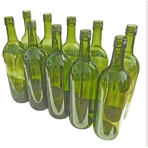 Staklena boca za vino (1 l, 10 Kom.) Cijene