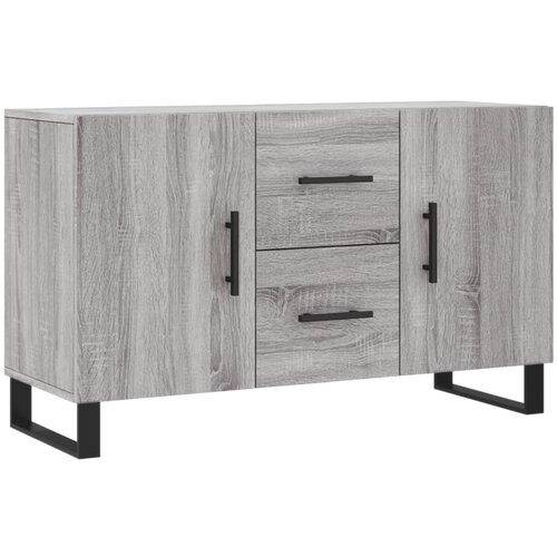 Maison Chic Komoda - Predalnik siva sonoma 100x36x60 cm konstruiran les, (21718040) Slike