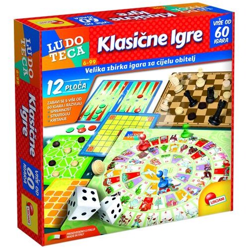  LUDOTECA 60 KLASIČNIH IGARA 096633 Cijene