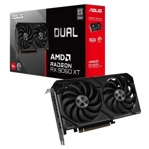 Asus Dual Radeon RX 9060 XT 16GB GDDR6 DUAL-RX9060XT-16G grafična kartica Cene