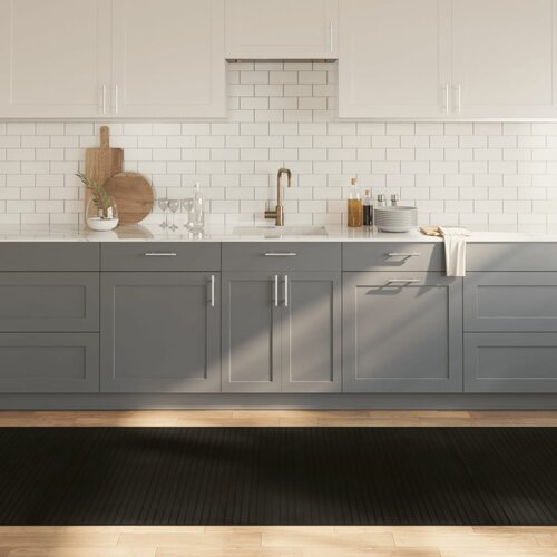 vidaXL Tepih pravokutni crni 100 x 1000 cm od bambusa Cijene