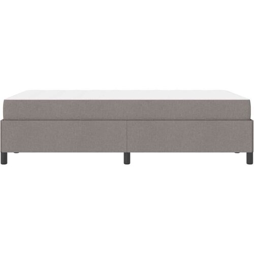  Krevet s opruga kutije Taupe Crna 120 x 190 cm Slike