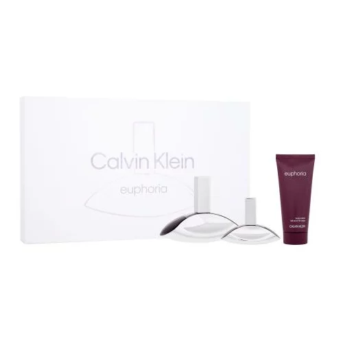 Calvin Klein Euphoria SET3 Set parfemska voda 100 ml + parfemska voda 30 ml + losion za tijelo 100 ml za ženske