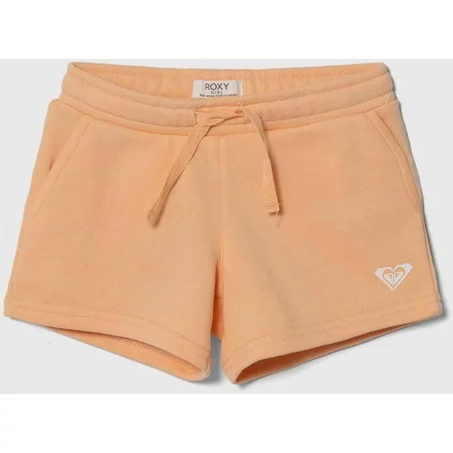 Roxy Otroške kratke hlače SURF FEELINGSHT oranžna barva