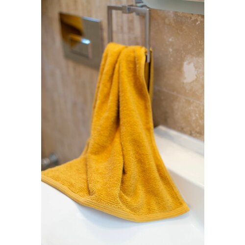 harmony - mustard (50 x 90) mustard hand towel Slike