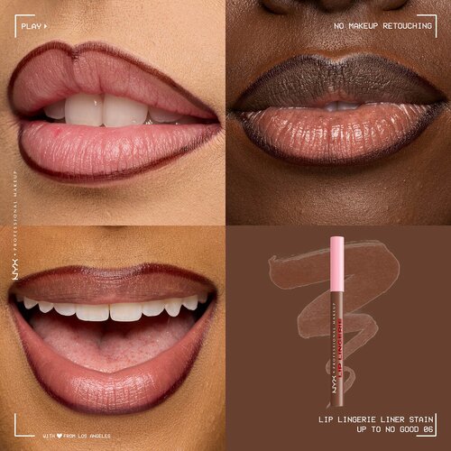 NYX Professional Makeup Lip Lingerie olovka za usne za dugotrajni efekt nijansa 06 Up To No Good 1 ml Slike